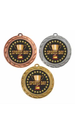 70mm Medal - Sports Day Bronze 7cm