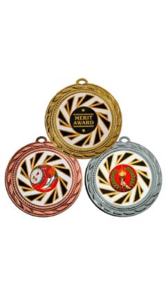 70mm Medal (Gold/Silver/Bronze) Bronze 7cm