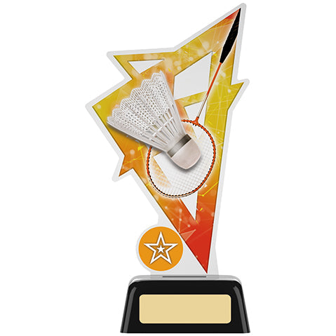 7.5" BADMINTON ACRYLIC AWARD 19cm