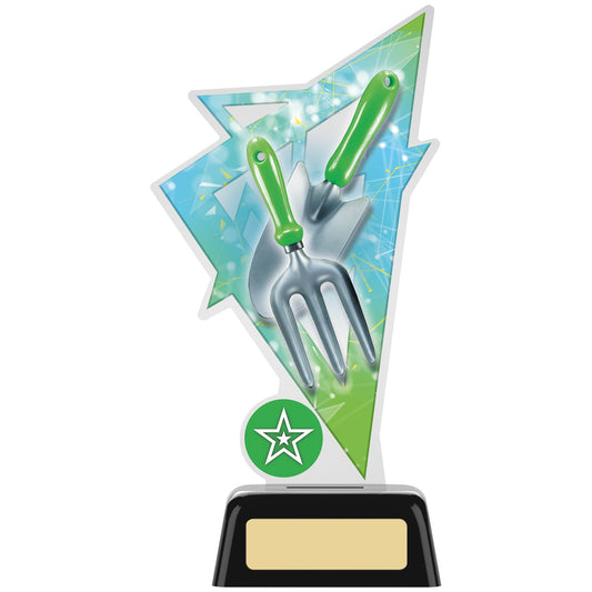 7.5" GARDENING ACRYLIC TROPHY 19cm