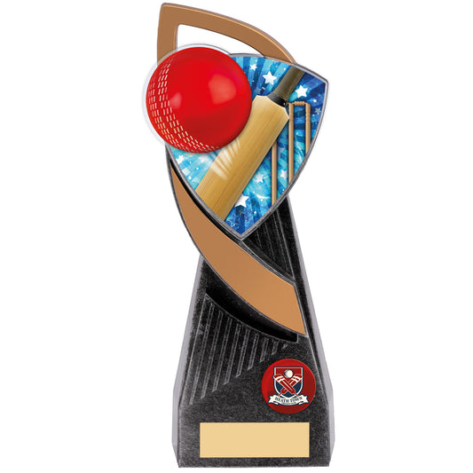 8.25" UTOPIA CRICKET TROPHY 21cm