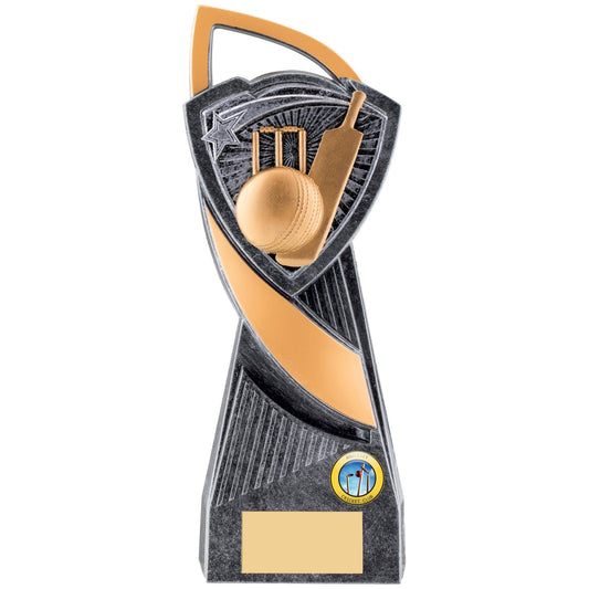 9.5" UTOPIA CRICKET TROPHY 24cm