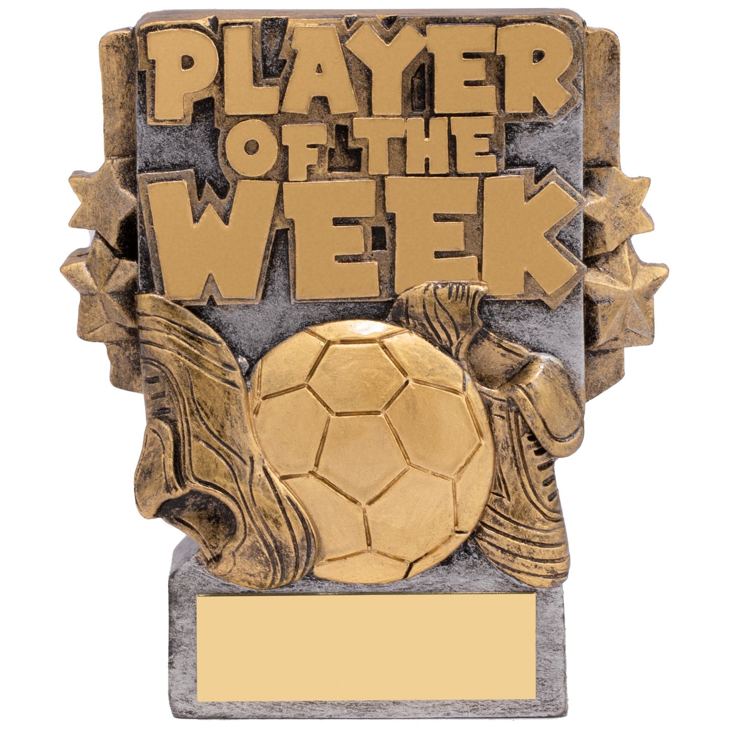 4.25" FOOTBALL PLAYER OF THE WEEK 10.5cm