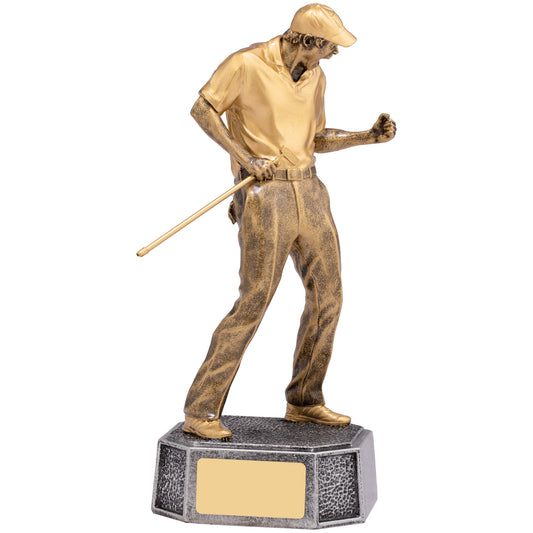 9.25" GOLF CELEBRATION FIGURE 23.5cm