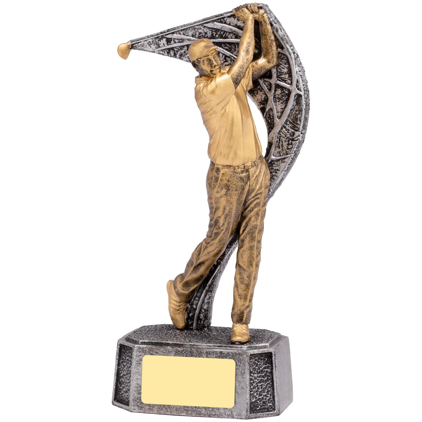 8.75" GOLF SWING FIGURE 22cm