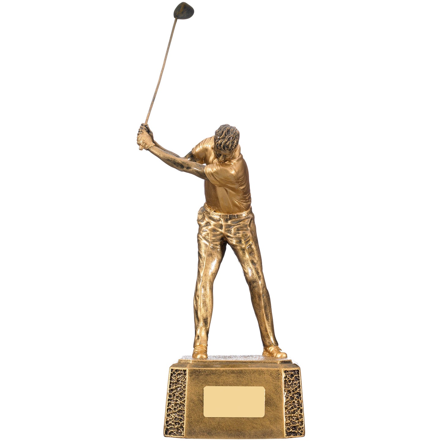 10" MALE GOLFER BACK SWING 25cm