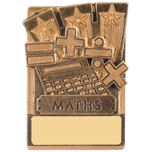 3.25" FRIDGE MAGNET MATHS AWARD 8cm