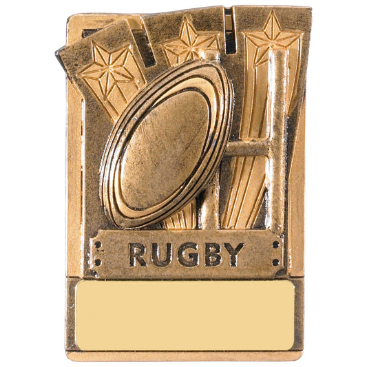 3.25" FRIDGE MAGNET RUGBY AWARD 8cm