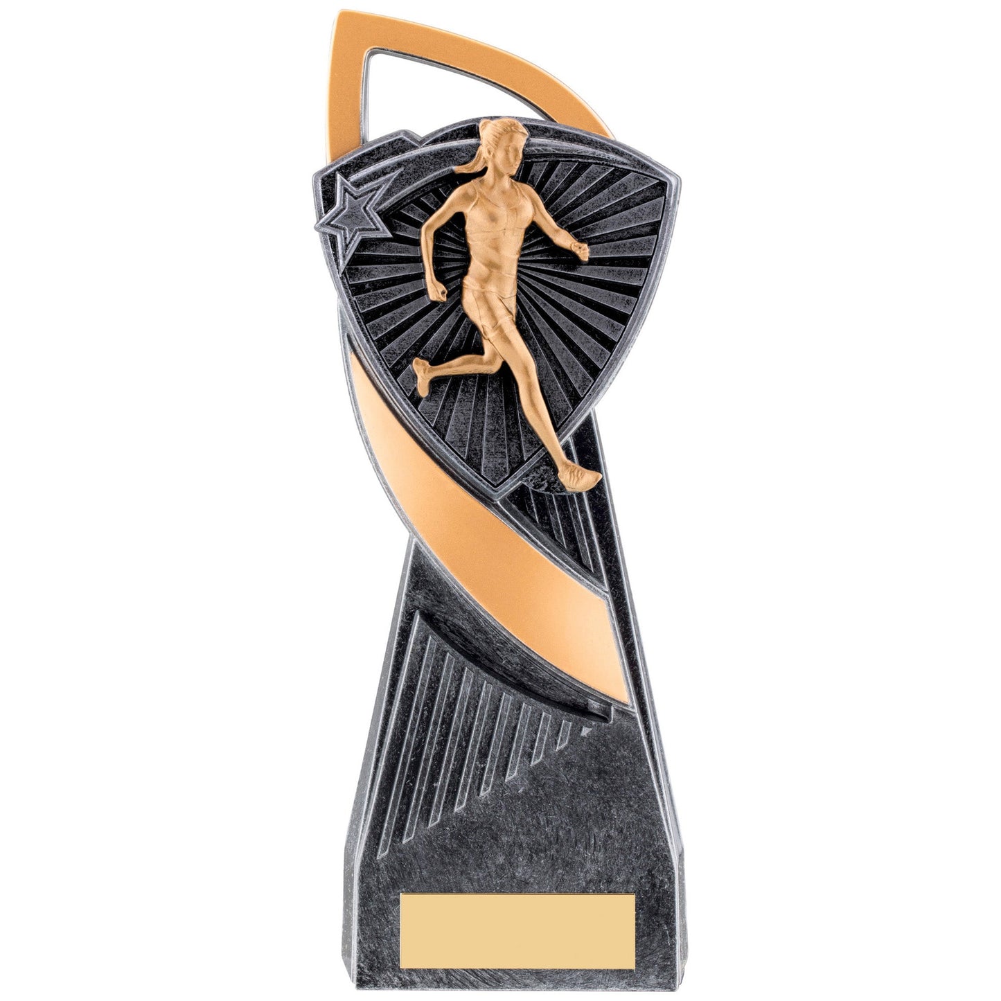 8.25" UTOPIA FEMALE RUNNING TROPHY 21cm