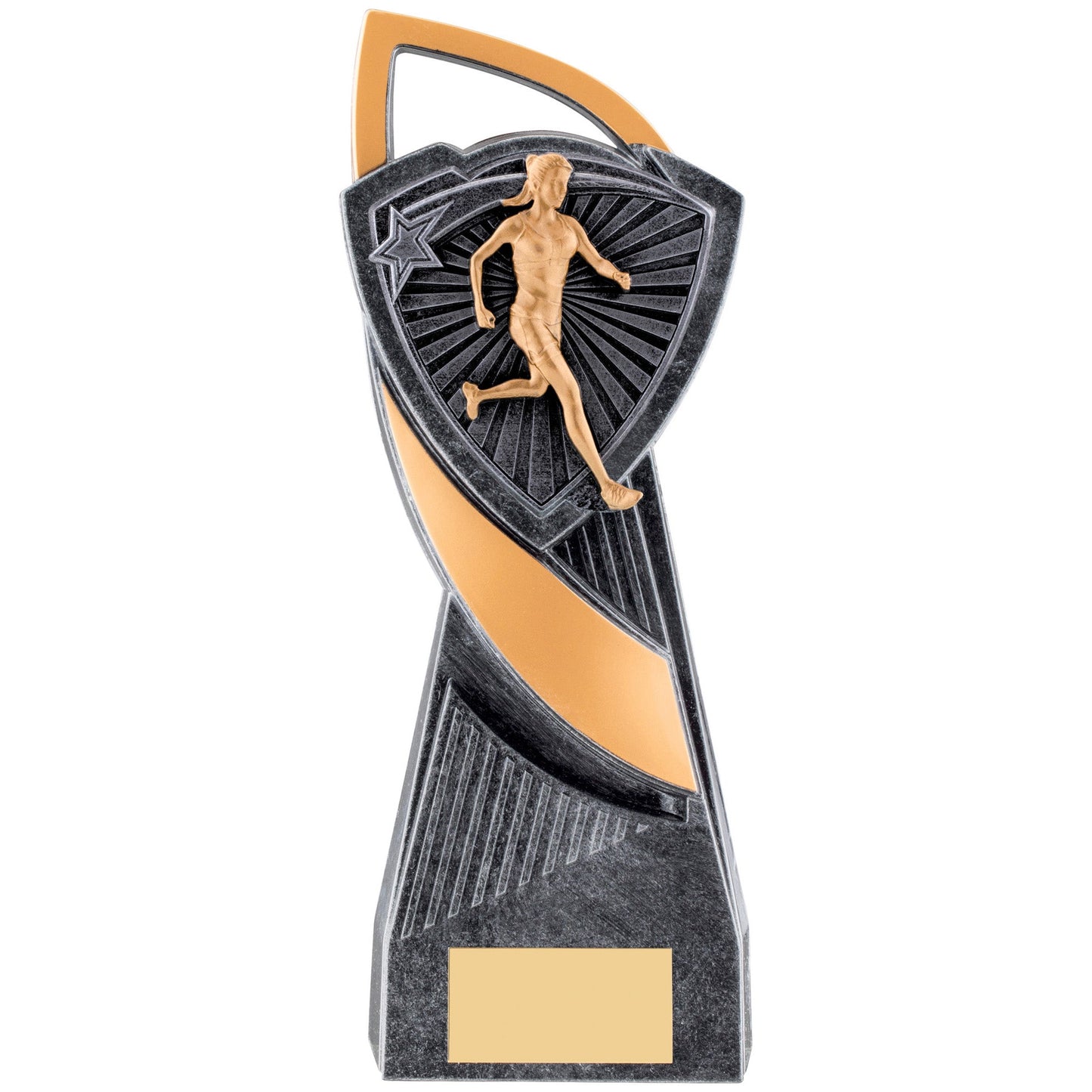 9.5" UTOPIA FEMALE RUNNING TROPHY 24cm