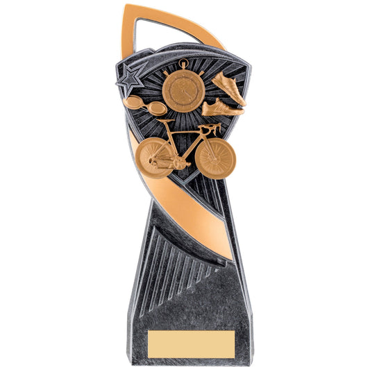 8.25" UTOPIA TRIATHLON TROPHY 21cm