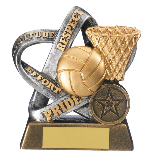 4.25" INFINITY NETBALL AWARD 11cm