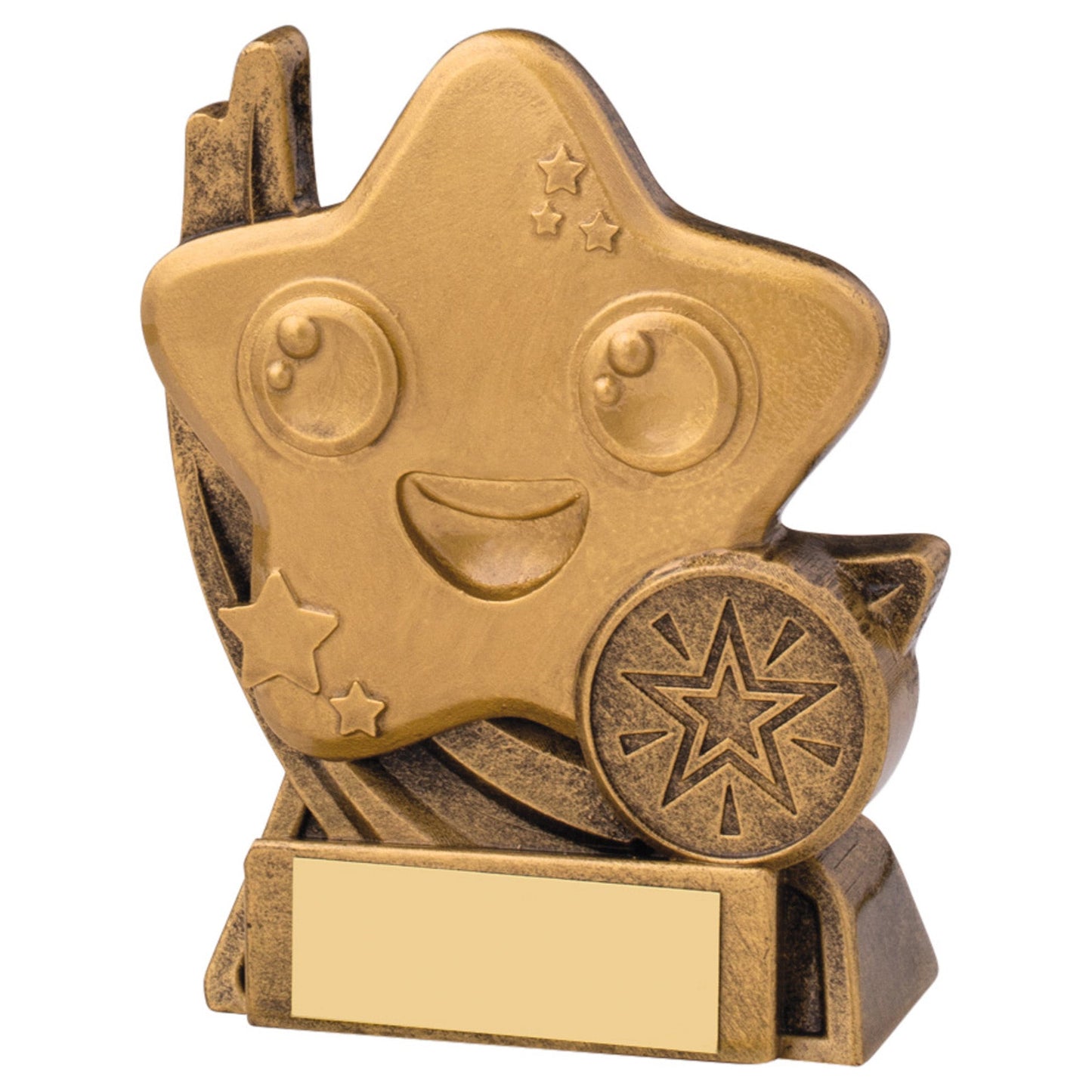 4" SMILEY STAR MOTION AWARD 10cm