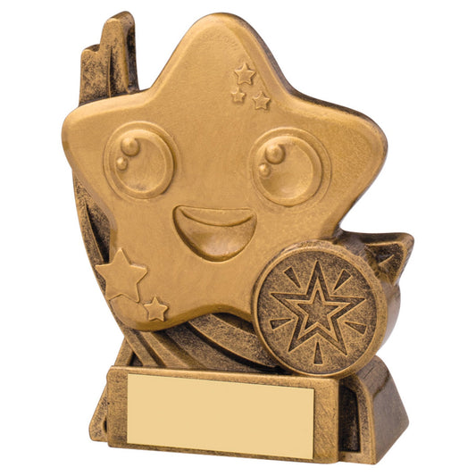 4" SMILEY STAR MOTION AWARD 10cm