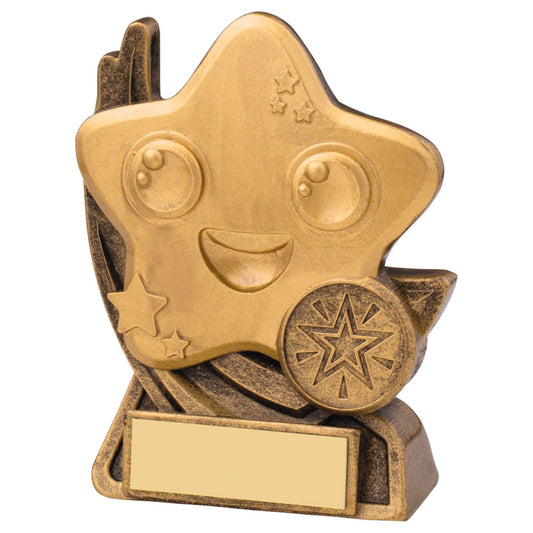 4.5" SMILEY STAR MOTION AWARD 11cm