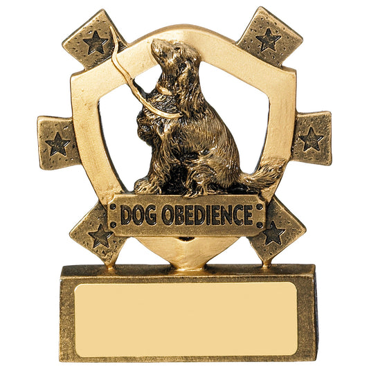 3 1/8" DOG OBEDIENCE MINI SHIELD 8cm