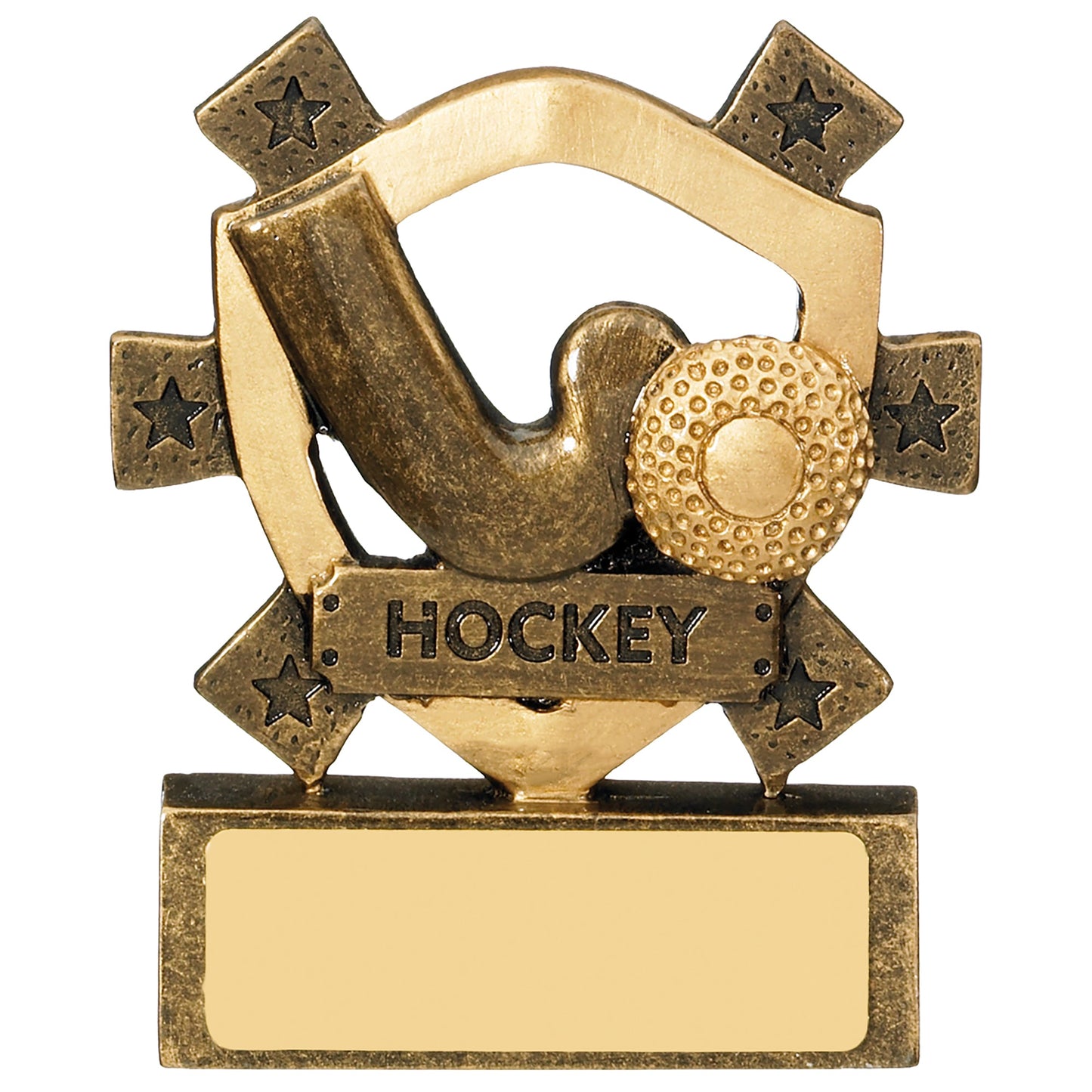 3 1/8" HOCKEY MINI SHIELD 8cm