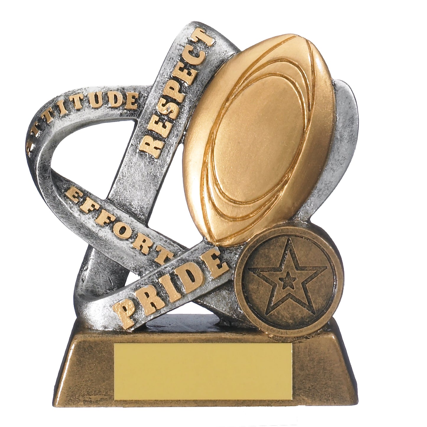 4" INFINITY RUGBY AWARD 11cm