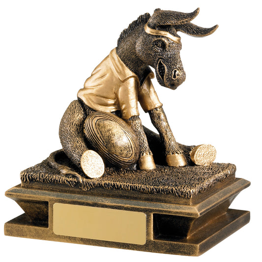 4.75" EEYORE RUGBY DONKEY AWARD 12cm