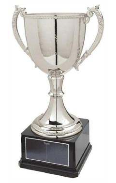 Classic Nickel Plated Cup Silver 43cm