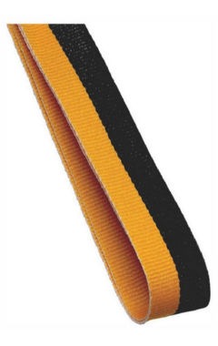 22mm Medal Ribbon Gold/Black 2.2cm