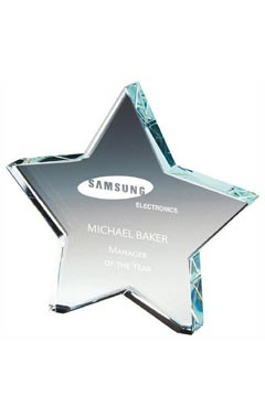 Crystal Star Award (In Presentation Case) Clear 13cm