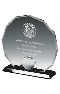 Crystal Award - Heavy Clear 18.5cm