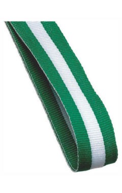 22mm Medal Ribbon Green 2.2cm