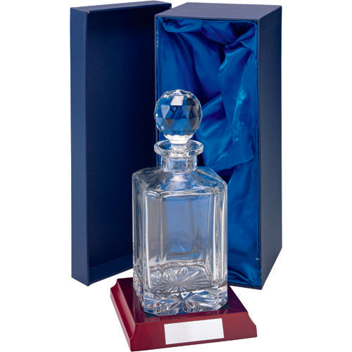 Square Spirit Decanter 0.8 Ltr - 9.5In