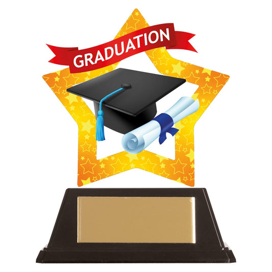 Mini-Star Graduation Acrylic Plaque 100mm