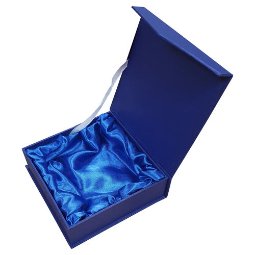 Blue Presentation Box For Salvers - 110 X 110 X 35Mm (Fits 4In Salver)