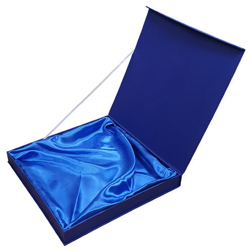 Blue Presentation Box For Salvers - 275 X 275 X 35Mm (Fits 10In Salver)