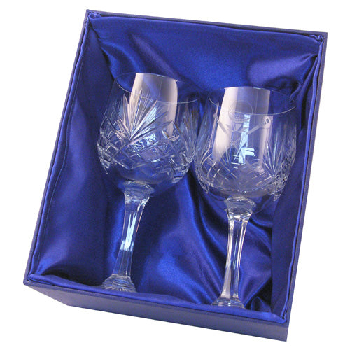 Blue Presentation Box Fits 2 Wine - 220 X 185 X 110Mm