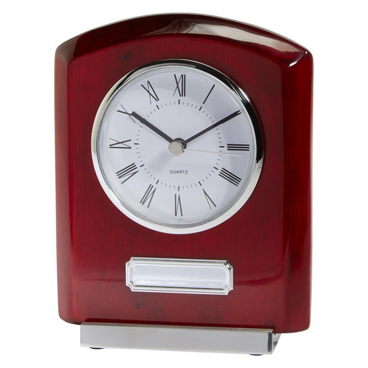 Idaho Glass & Rosewood Clock Award 152mm