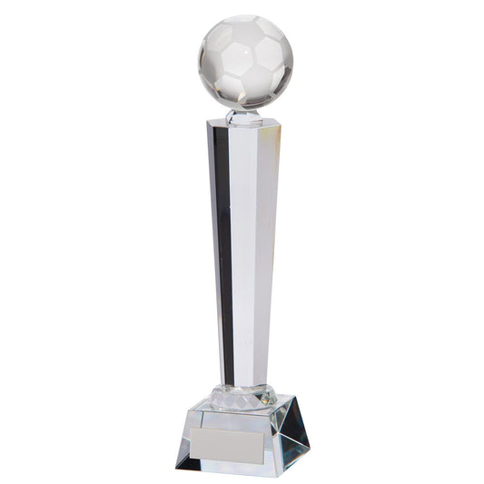 Interceptor Football Crystal Award 280mm