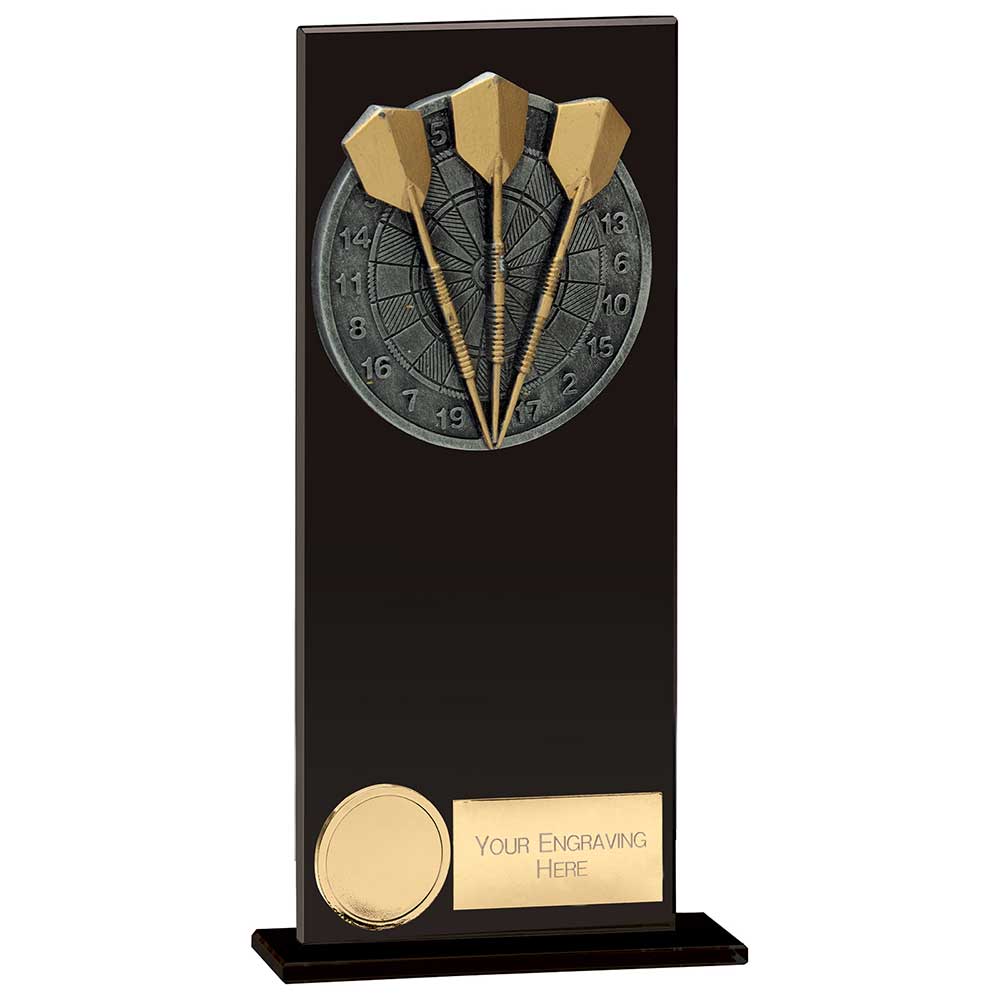 Euphoria Hero Darts Glass Award Jet Black 200mm