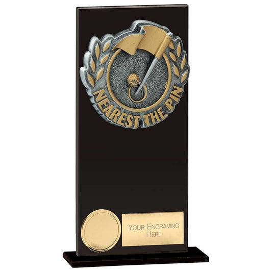 Euphoria Hero Nearest Pin Glass Award Jet Black 180mm