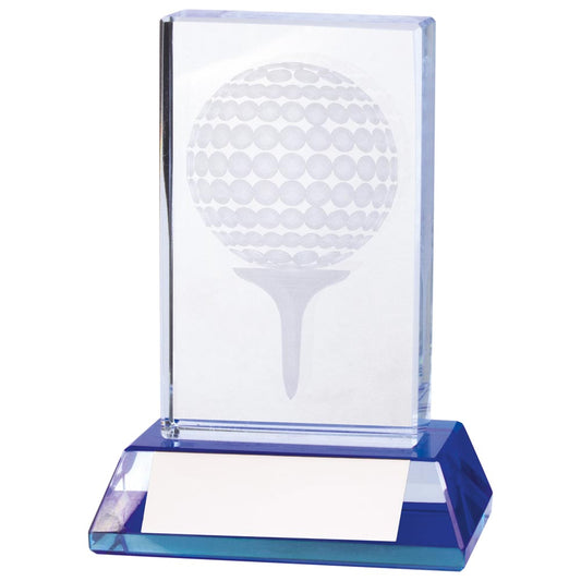 Davenport Golf Crystal Award 100mm