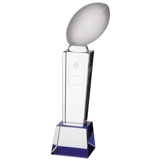 Tribute Rugby Crystal Award 230mm