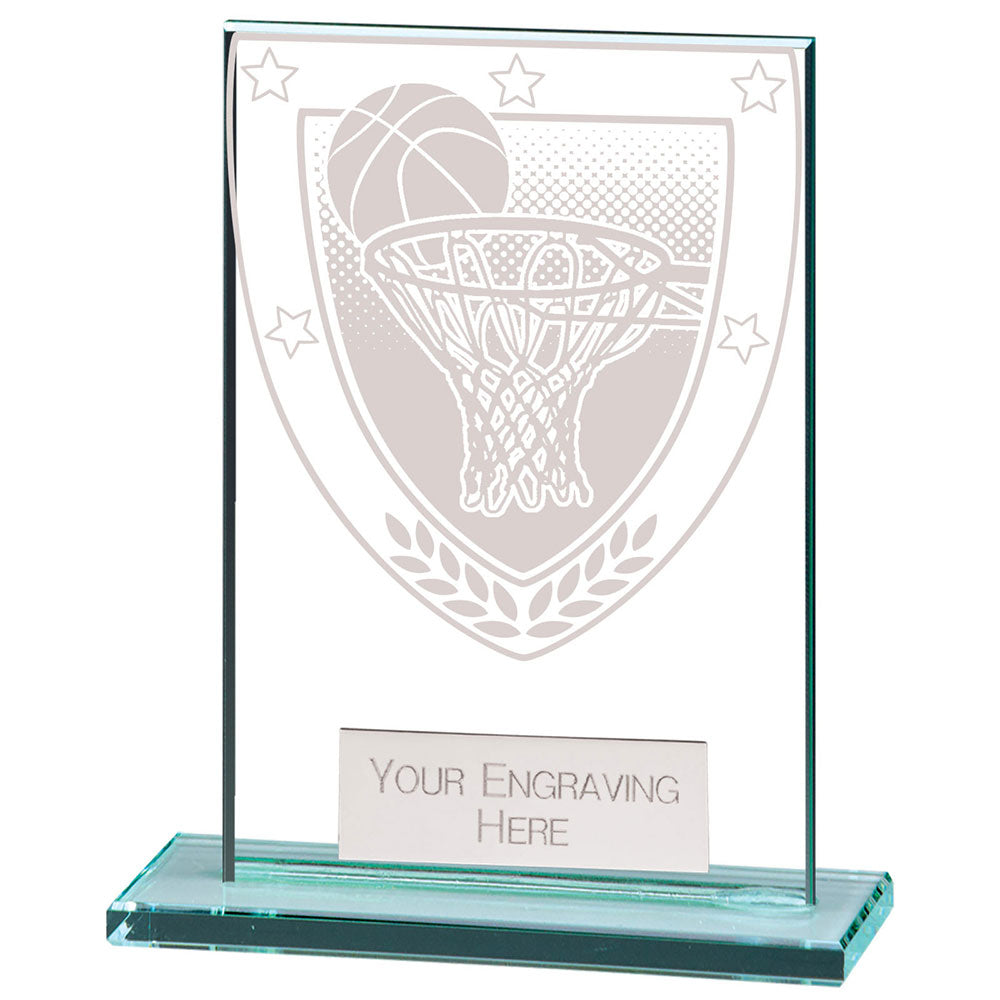 Millennium Basketball Jade Glass Award 80mm