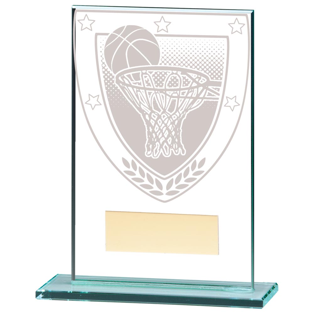 Millennium Basketball Jade Glass Award 125mm