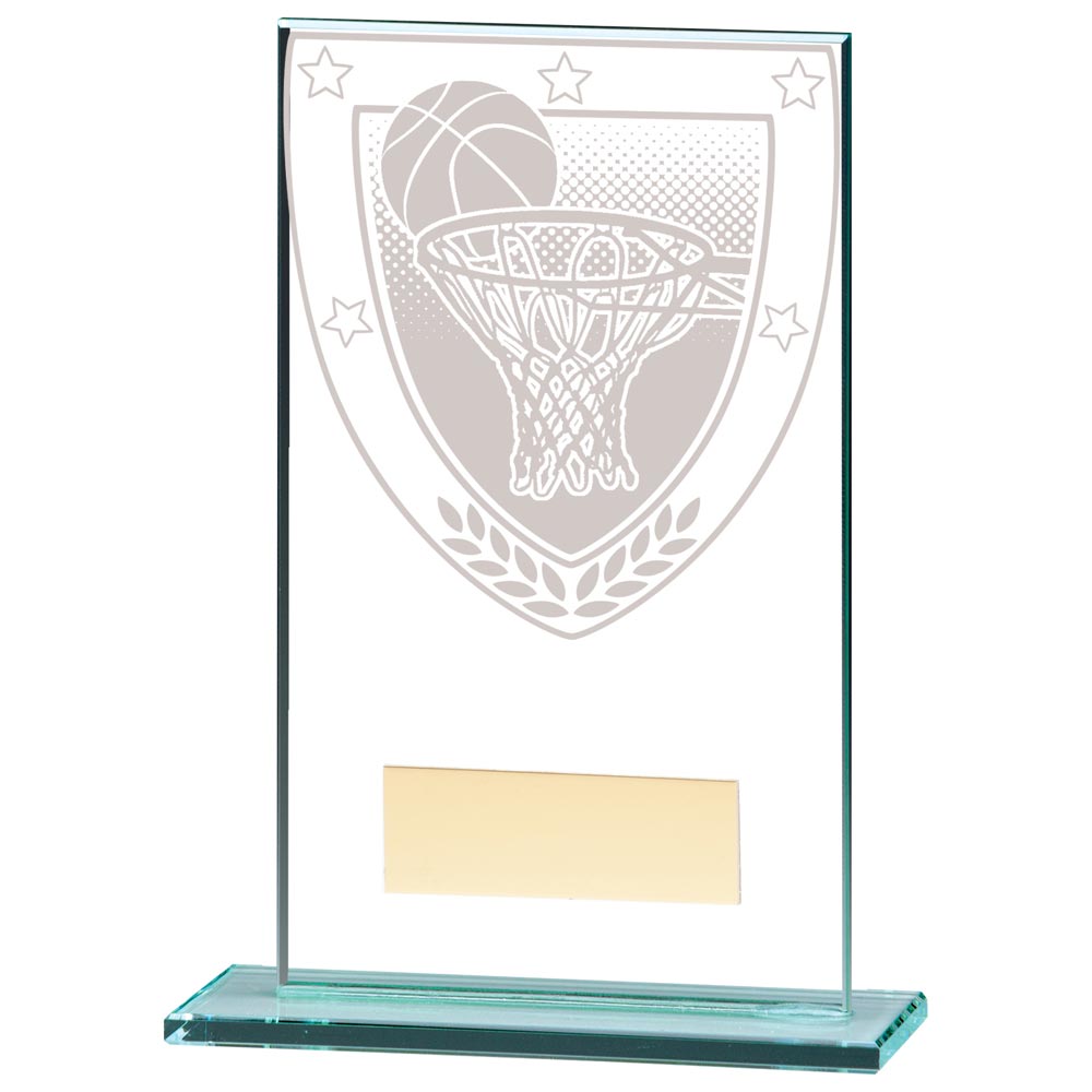 Millennium Basketball Jade Glass Award 140mm