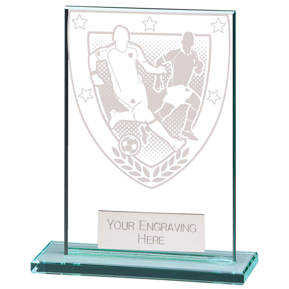 Millennium Football Jade Glass Award 80mm