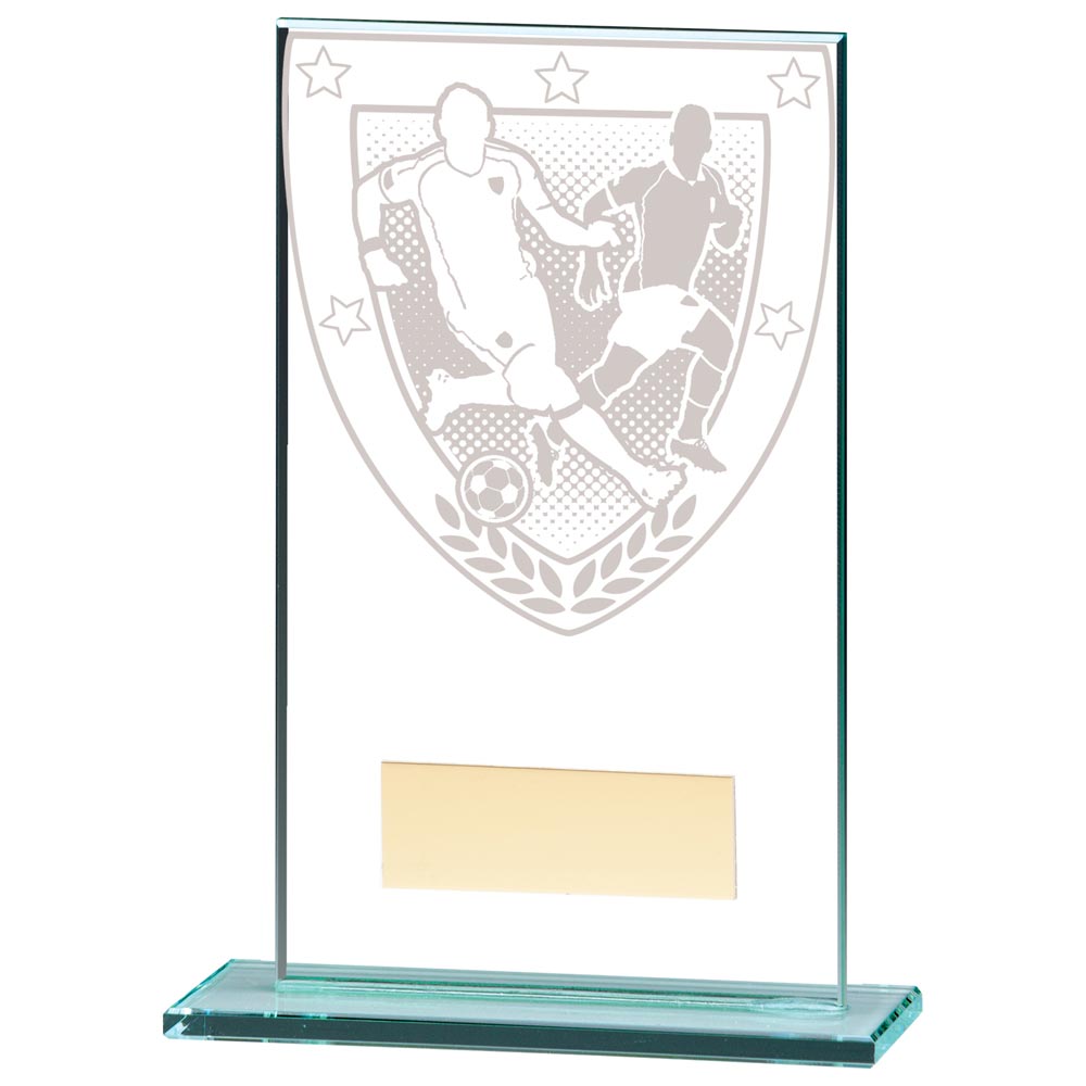 Millennium Football Jade Glass Award 140mm