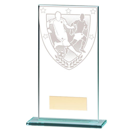 Millennium Football Jade Glass Award 160mm