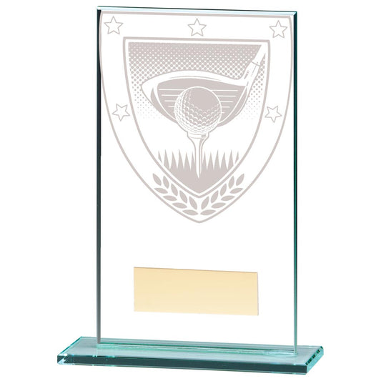 Millennium Golf Jade Glass Award 140mm