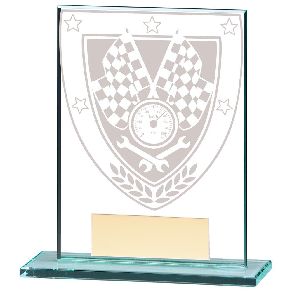 Millennium Motorsport Jade Glass Award 110mm