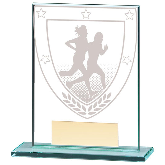 Millennium Running Jade Glass Award 110mm