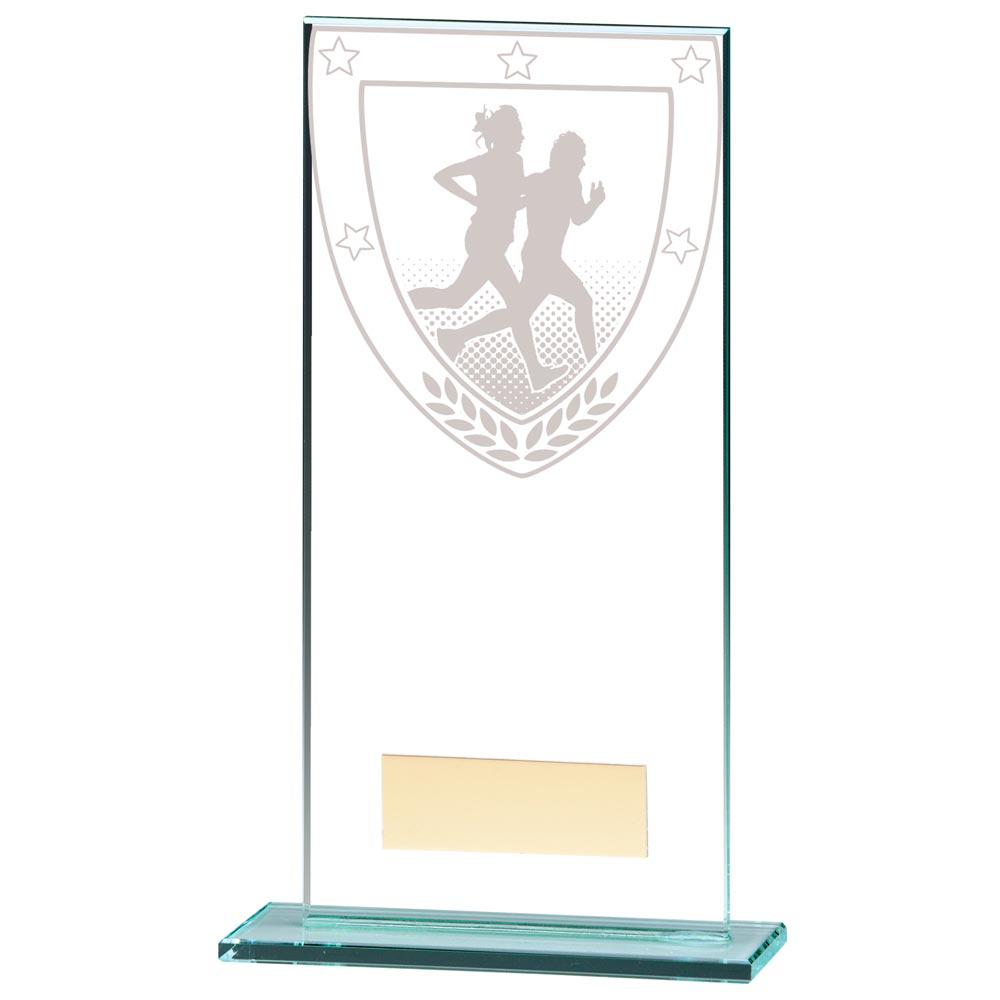 Millennium Running Jade Glass Award 180mm
