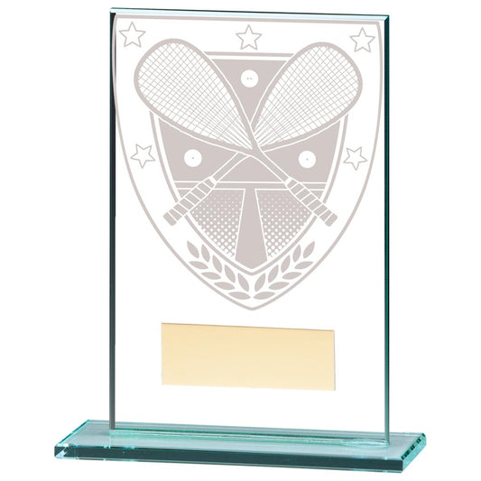 Millennium Squash Jade Glass Award 125mm